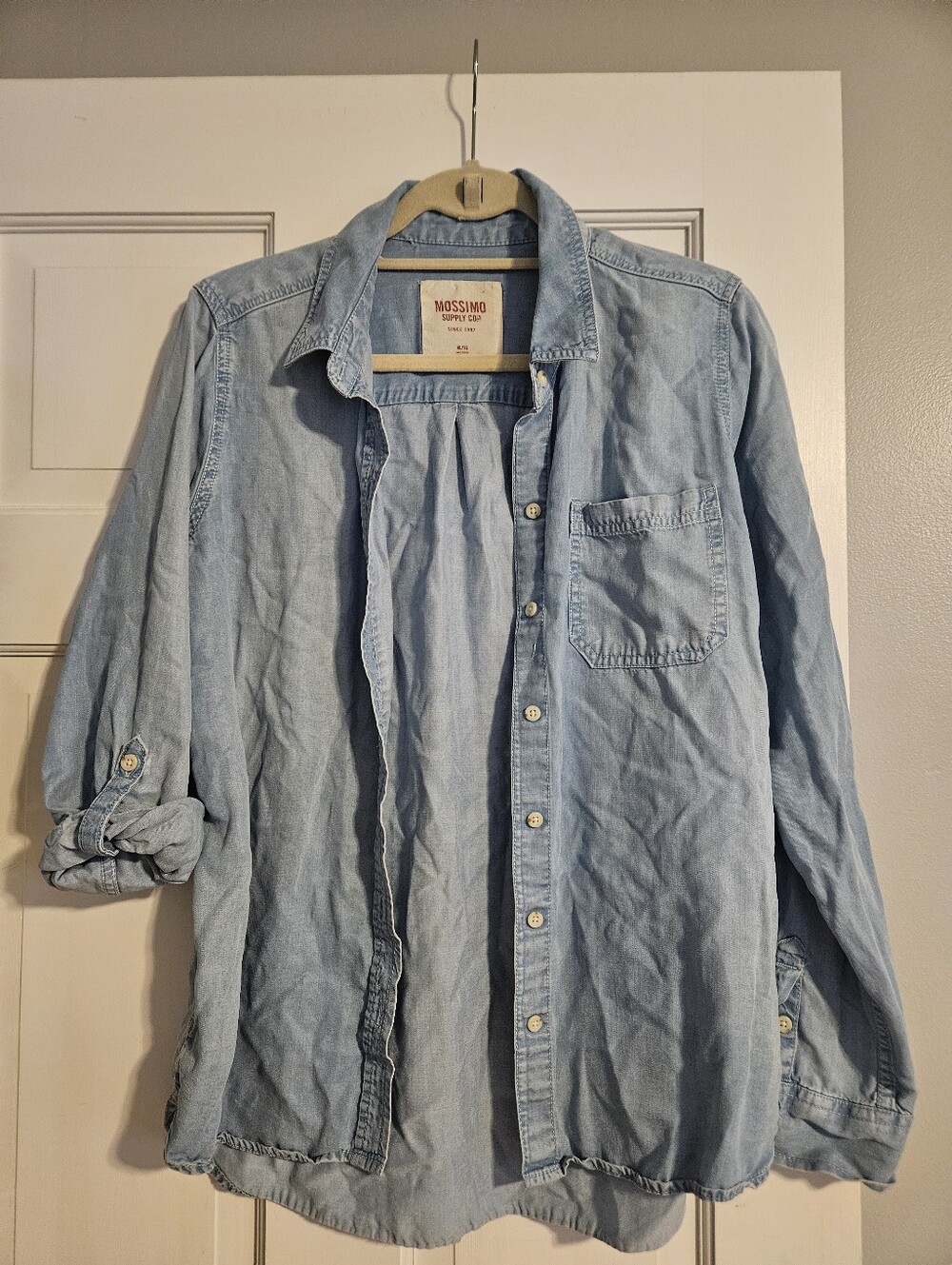 Mossimo Chambray Button-down Top